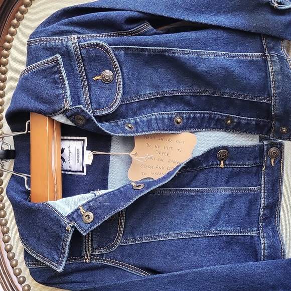 Handpainted denim jacket - Picture 4 of 4